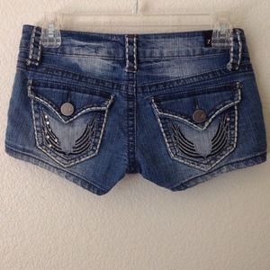 Denim shorts