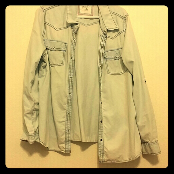 Long sleeve jean shirt