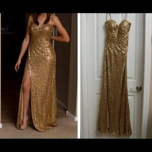 (HOLD) La Femme Gown $80 OBO