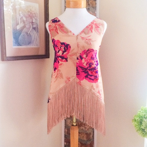 Rachel Roy Fringe Blouse - Picture 1 of 4