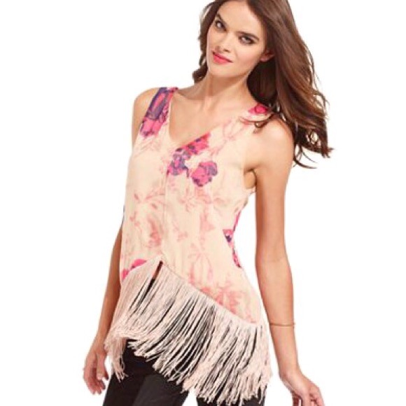 Rachel Roy Fringe Blouse - Picture 3 of 4
