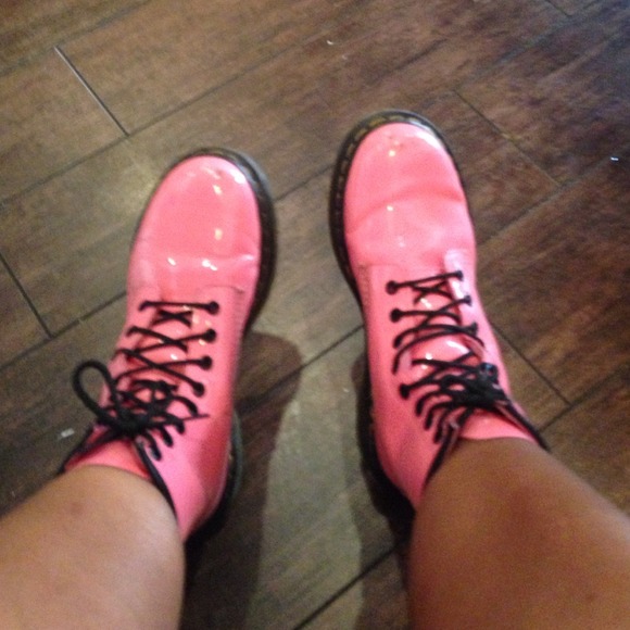 Dr. Martens Boots - Rose pink Doc marten boots.
