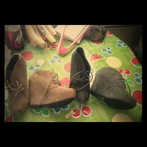 2 pair if wedge heels New without tags or box
