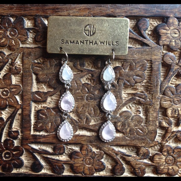 Samantha Wills Jewelry - Samantha Wills Forever Love Drop Earrings Rose