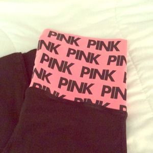 Fitted yoga pants: Pink