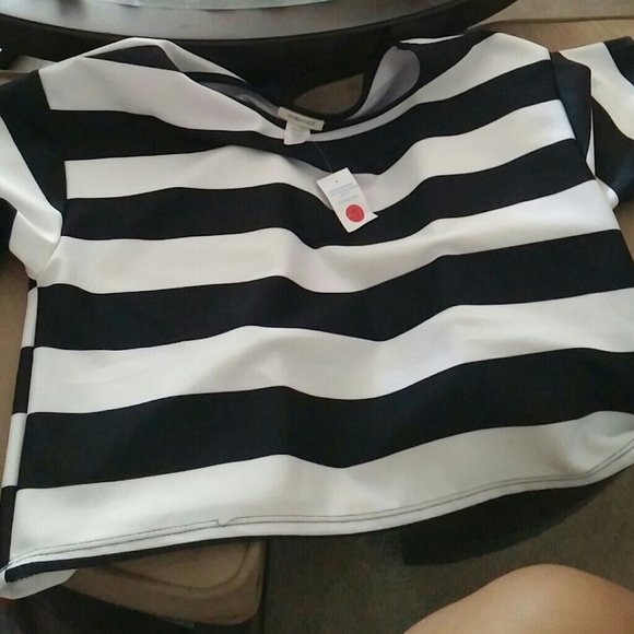 Black and white. Shirt