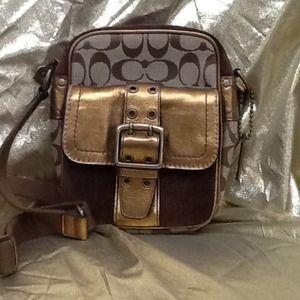 COACH cross body purse