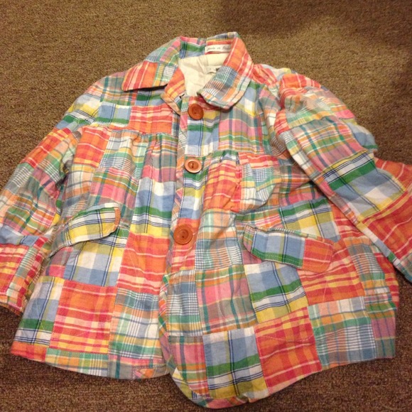 Colorful Plaid Jacket - Picture 2 of 2
