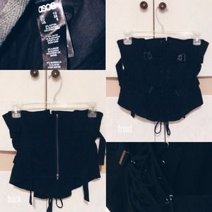 BNWOT ASOS black corset