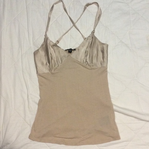 Beige Bebe Tank