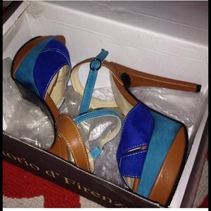 Multi-color high heels