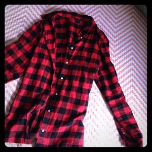 Plaid button up