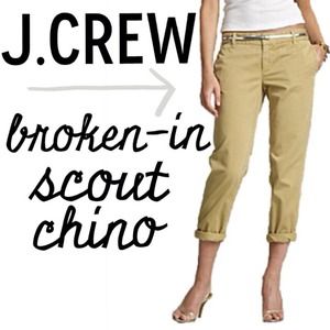 J.Crew Broken-In Scout Chino - Like New Size 6