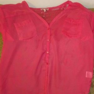 Floral backed blouse!