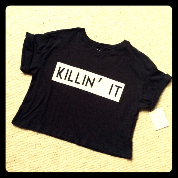 rebellious one Tops - Killin it Crop