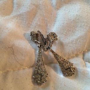 Vintage clip in earrings