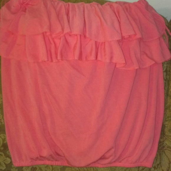Pink tube top