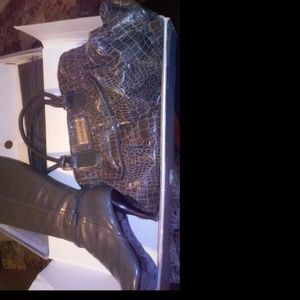 Nine west boots with matching purse