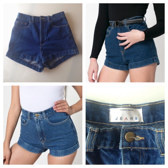 AA Cuffed High Waist Shorts