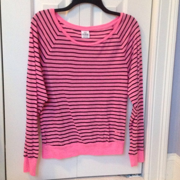 Pink (Victoria's Secret) striped shirt
