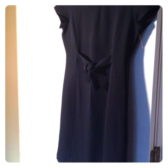 Banana Republic Black Silk Cocktail Dress