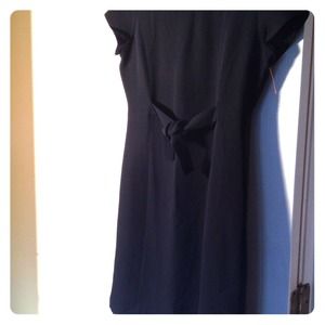 Banana Republic Black Silk Cocktail Dress