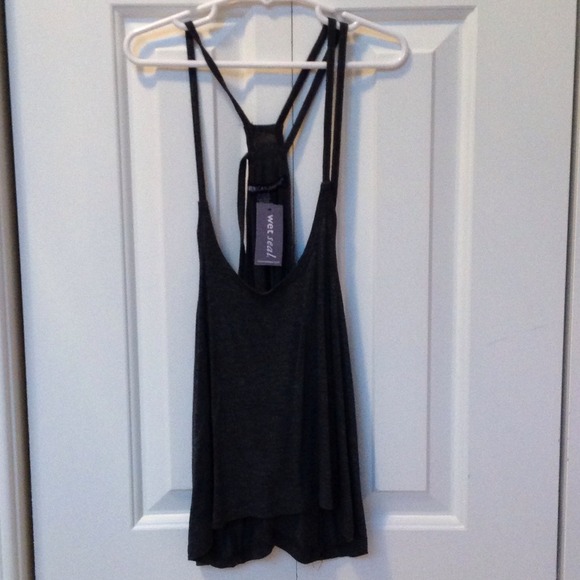 Wet seal Dark grey tank top