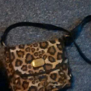Leopard Printed Shoulder Bag