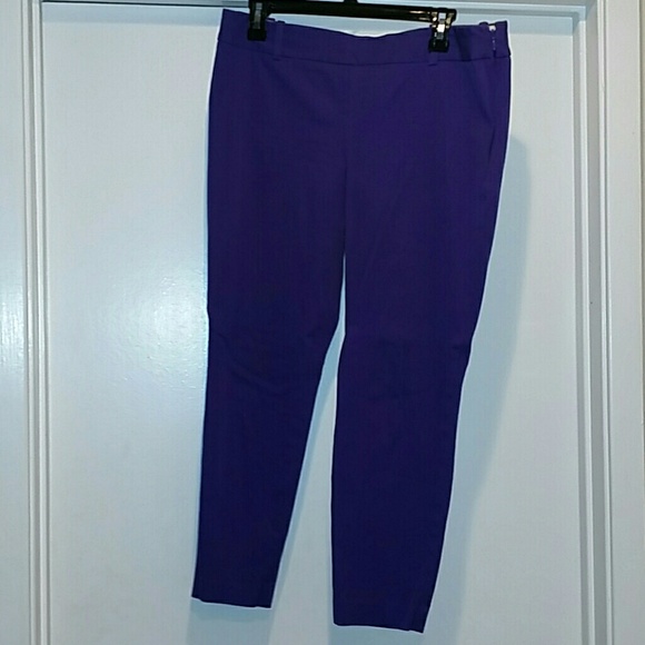 J. Crew Purple Cropped Pants & Boohoo Skirt