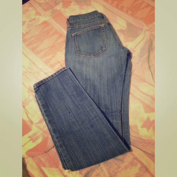 Light blue jeans!