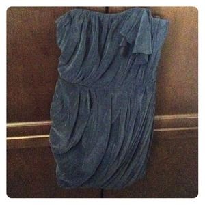 Strapless mini date dress