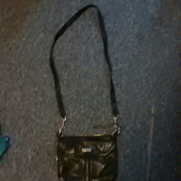 Beautiful Long jet black shoulder bag