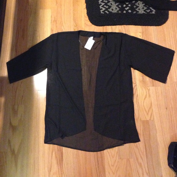 H&M Outerwear - Sheer black kimono