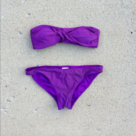 Cute purple bikini