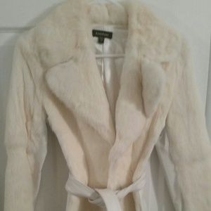 Bebe fox fur three quarter length fur.
