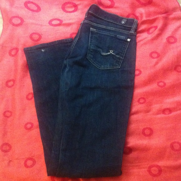 7 for all mankind straight leg jeans