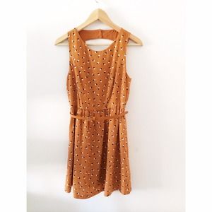 Forever 21 printed dress with belt