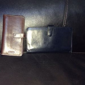 Coach Checkbook Wallet & Credit Card Wallet