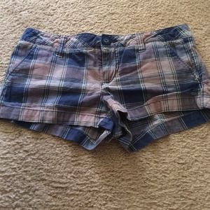 Plaid shorts