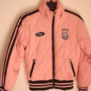 Pink puff jacket