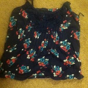 Floral tank top
