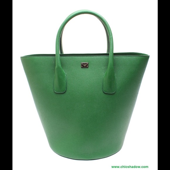 Dolce & Gabbana Green Large Shopper Tote - Picture 1 of 4