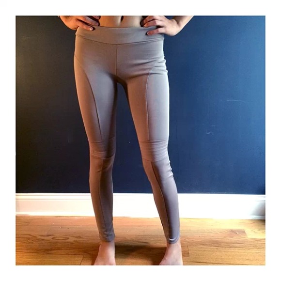 Moto Tan Leggings