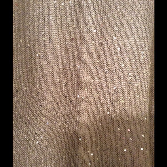 MOVING SALE Matty M Gold Sequined Tank Top - Picture 3 of 3