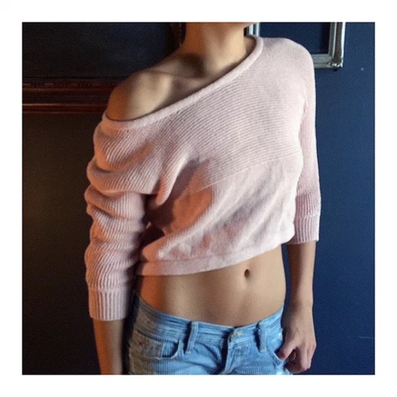 Crop Blush Sweater