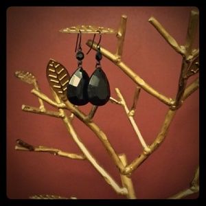 Black vintage earrings