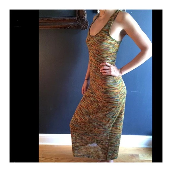 Striped Multicolored Maxi Dress