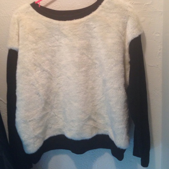 Furry sweater from urban outfitters