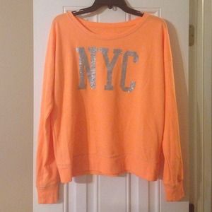 NYC Orange sweatshirt