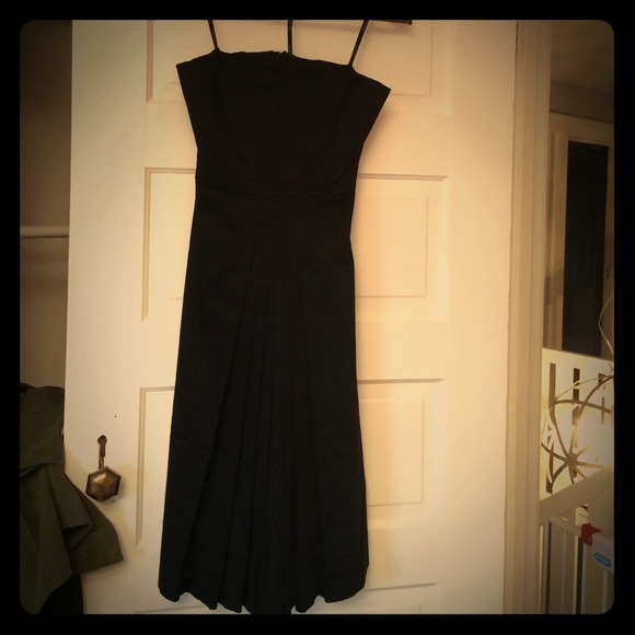 Strapless Calvin Klein black dress